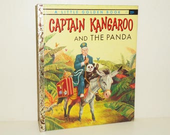 Captain Kangaroo en de Panda: vintage gouden boekje, 1957