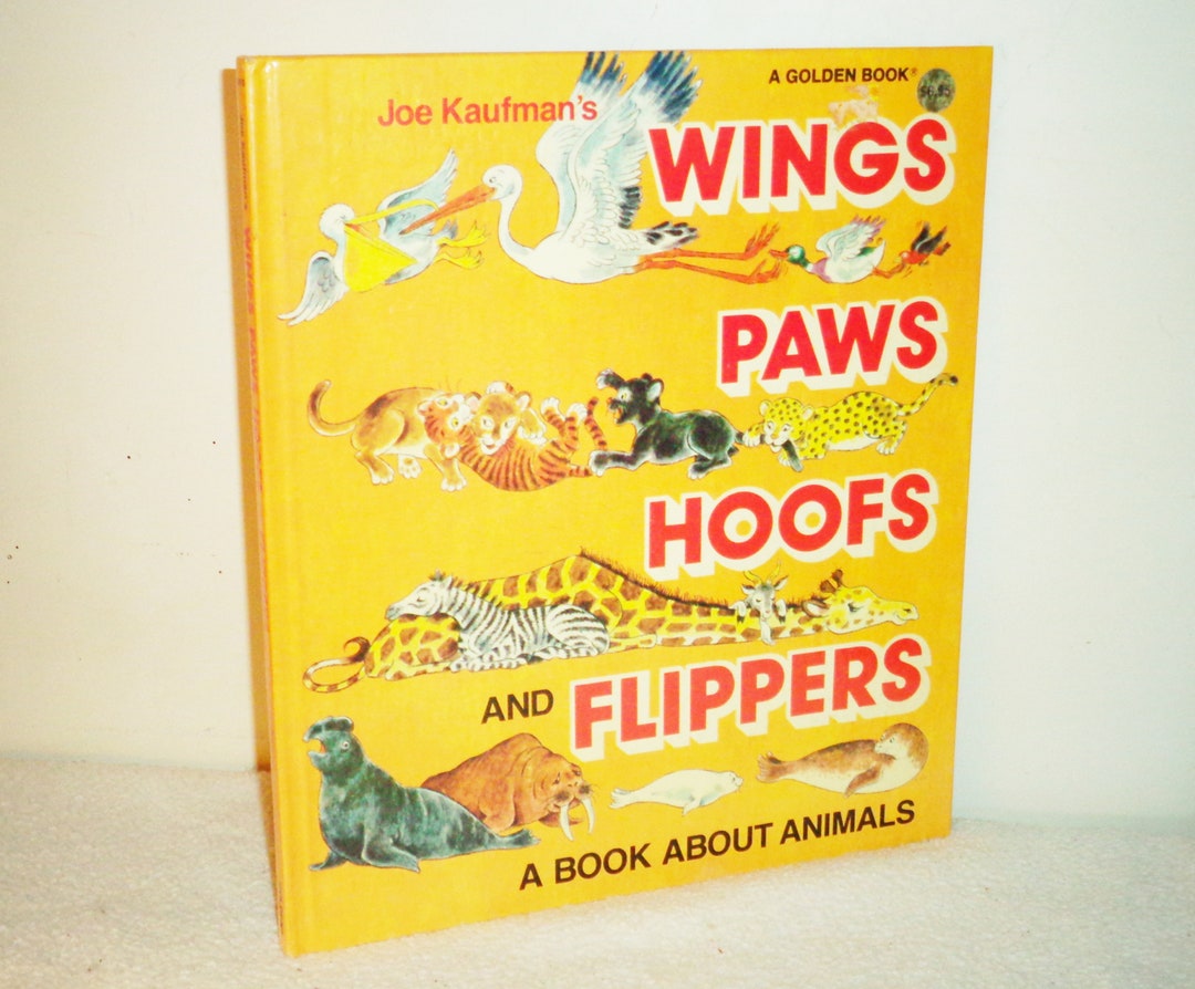 1981 Joe Kaufman's Wings Paws Hoofs & Flippers A Book Etsy UK