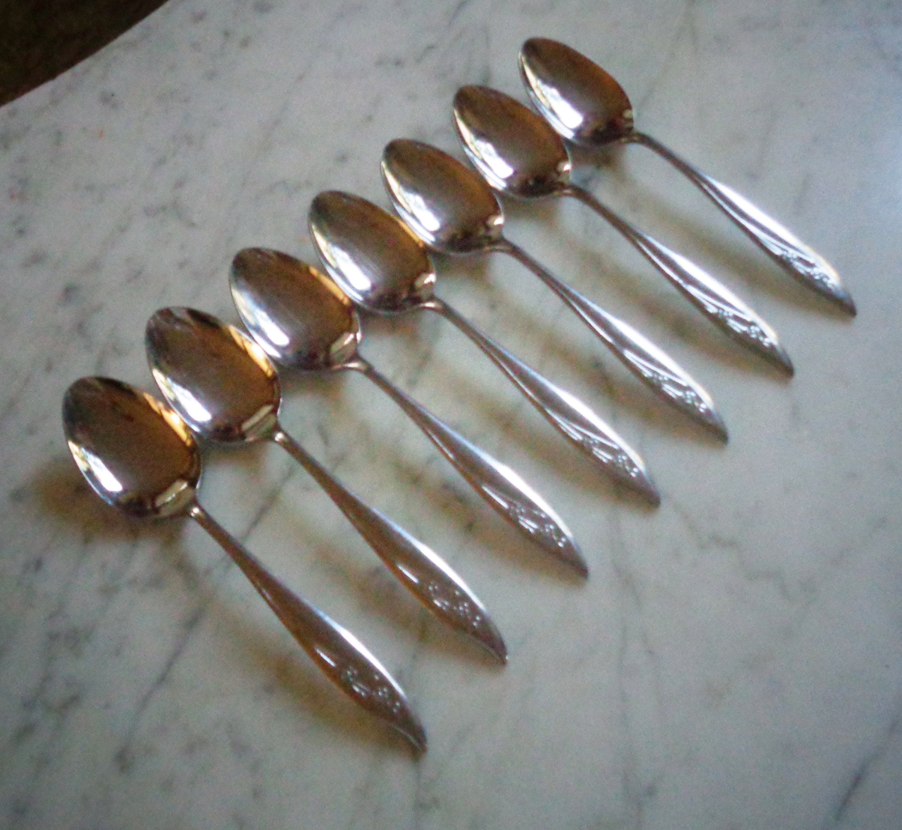 CI Stainless Steel Japan CIF11 Floral Pattern 6 1/8 Inch Set of 7