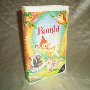 Disney Black Diamond The Classics Bambi Clamshell VHS #942