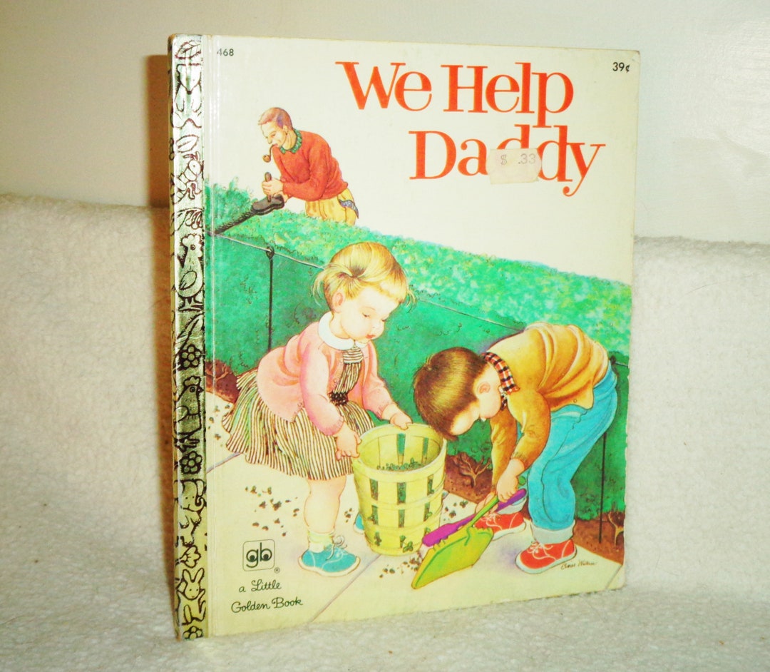 Eloise Wilkin Golden Book We Help Daddy 39c 1972 468 Etsy