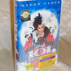FACTORY SEALED Disney's 101 Dalmatians Clamshell VHS Glenn Close