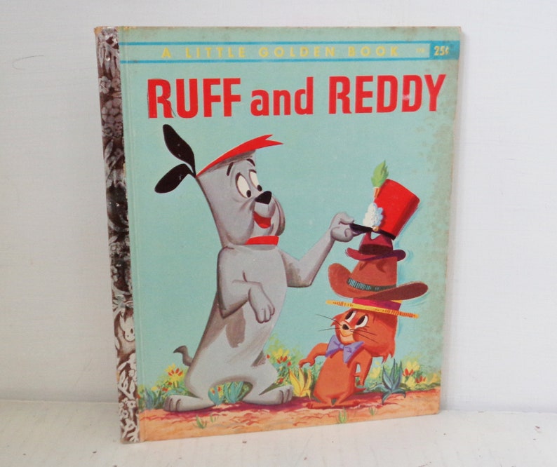 Ruff and Reddy Little Golden Book 25c 1959 #378 First 