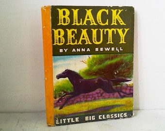 1938 Belleza Negra de Anna Sewell Pequeños Grandes Clásicos Mcloughlin Bros Ilustrado