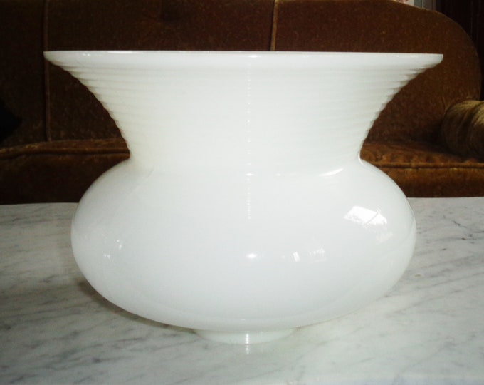 Glass Torchiere Diffuser 10 Inch Milk Glass Lamp Diffuser Rembrandt Torchiere Floor Lamp Shade ...