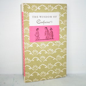 1963 Peter Pauper Press The Wisdom of Confucius w Dust Jacket