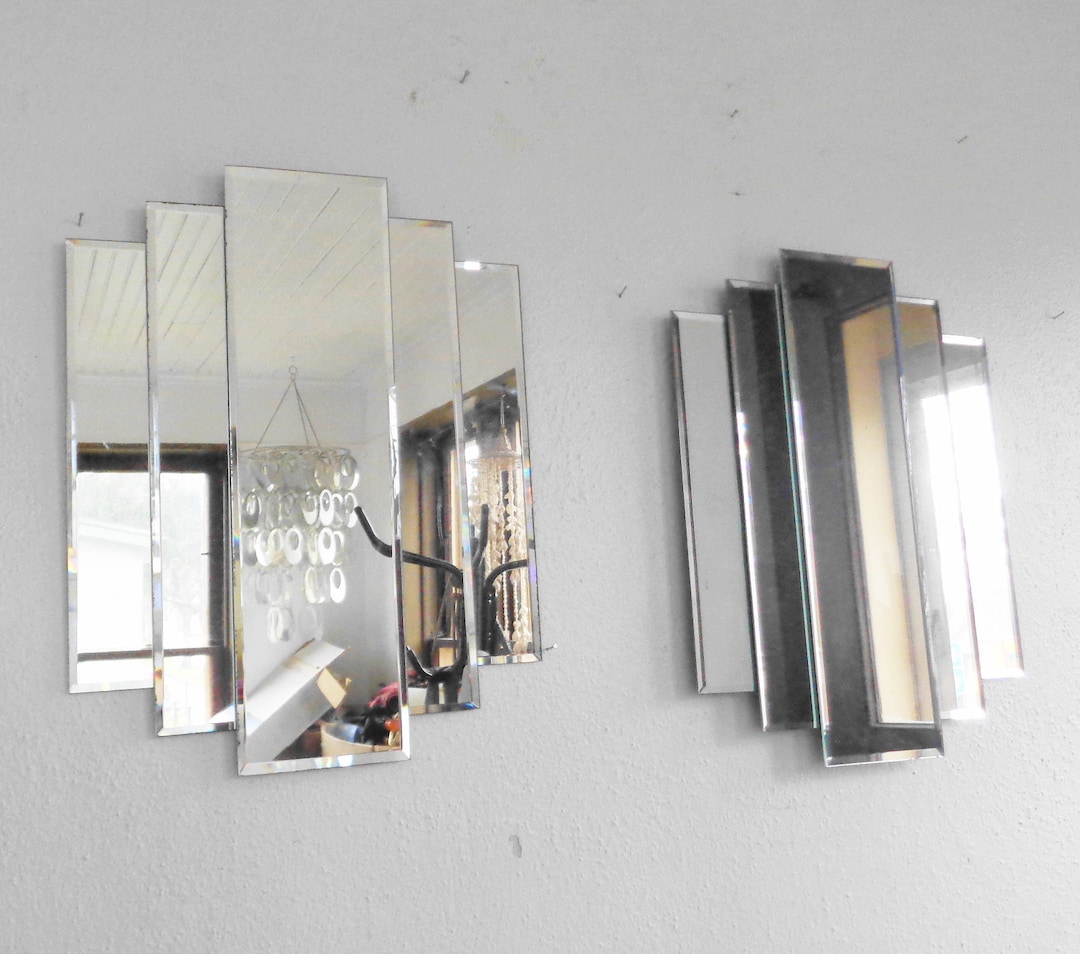 Mechanical Mirror Works Graduated Wall Mount Mirrors Set 14 X Etsy