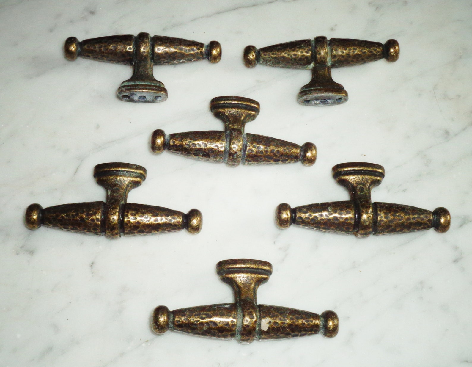 Textured Hammered Anvil Boat Cleat Door Pull Knobs Etsy
