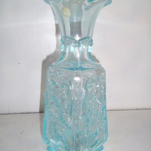 Imperial Drama Masque 8.5&quot; Vase - Originally Vallerysthall &quot;Mephistopheles&quot; in Baby Blue