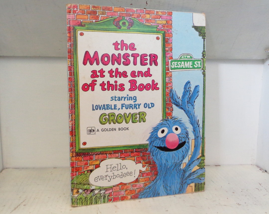 1979 the Monster at the End of This Book Sesame Street Hardcover Large - The Other Monster At The End Of This Book