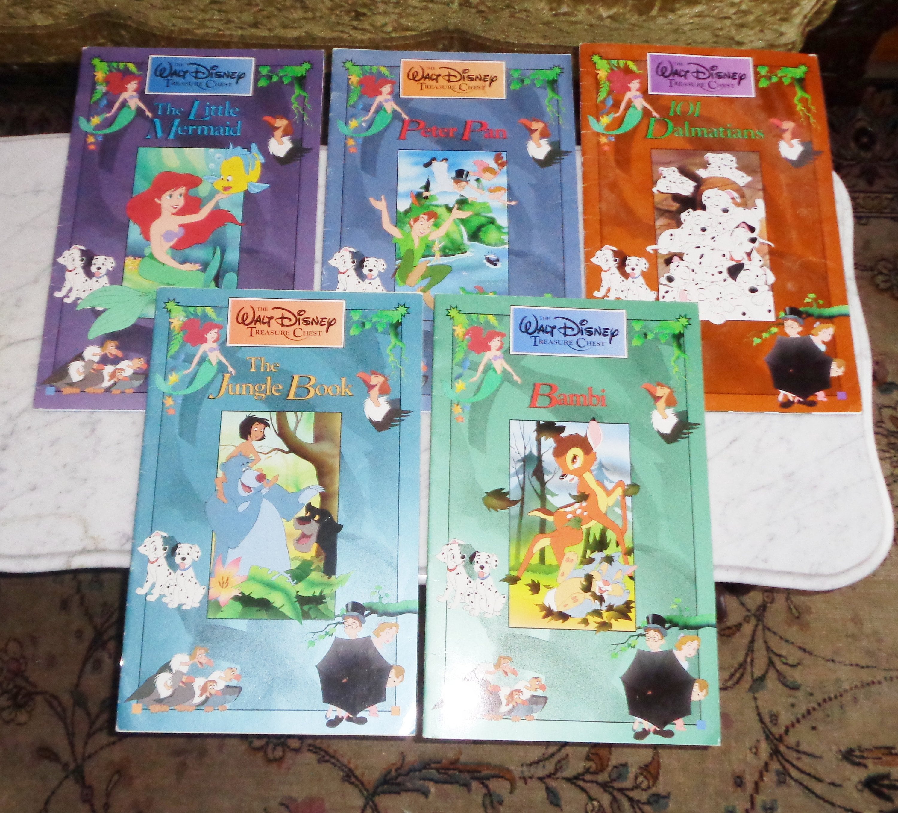 Walt Disney Treasure Chest ~ 1991 Oversized 17x11in SC Books