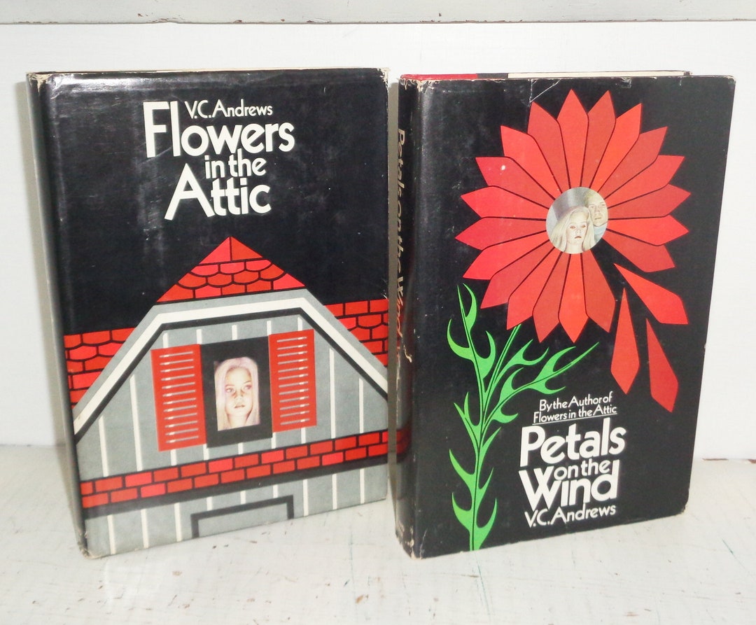 VC Andrews Flowers in the Attic & Petals on the Wind HC Book Club Ed