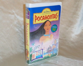 FACTORY SEALED Disney Pocahontas Masterpiece Collection Clamshell VHS #5741