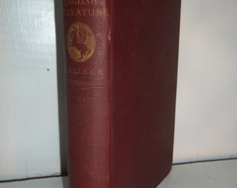 c1913 Halleck's New English Literature by Reuben Post Halleck