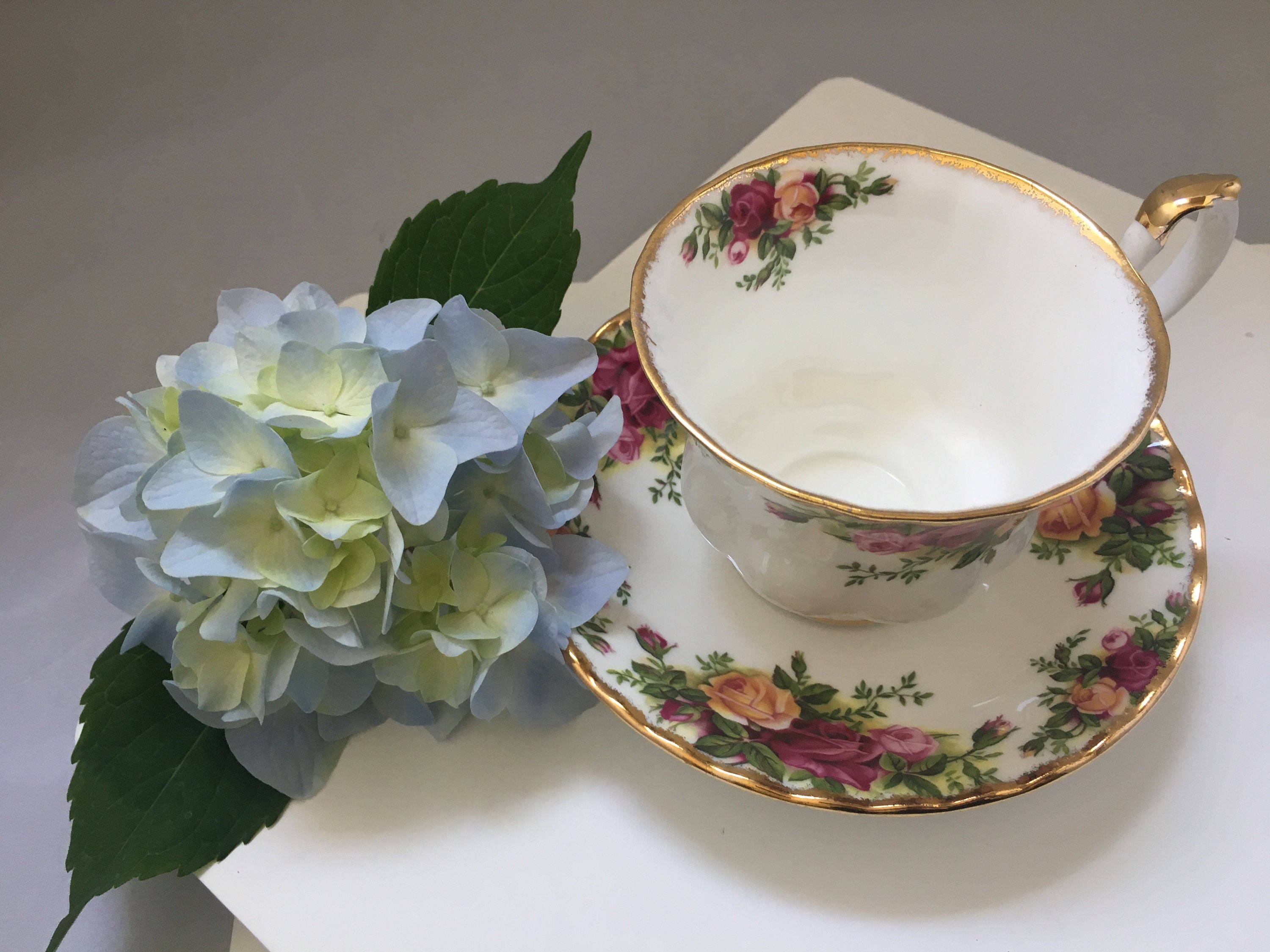 Royal Albert Old Country Roses Bone China Tea Cup With Saucer,