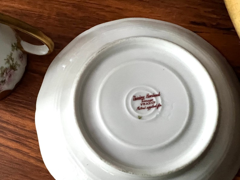 Small, Delicate Theodore Haviland Limoges France Patent Applied for