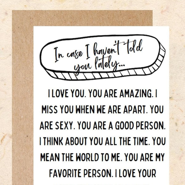 Love Card for Boyfriend, Girlfriend, Husband, Wife.