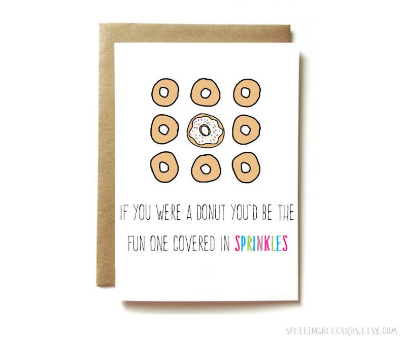 Birthday Card Funny Friend Card Funny Food Card Best Etsy