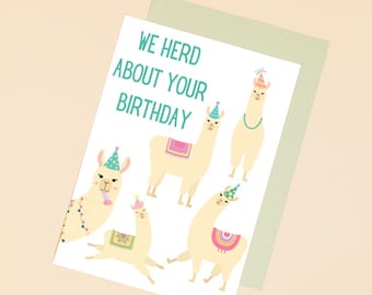 Birthday Card from all of us, from Group, Funny Birthday Card for Boss Coworker - We herd about your Birthday