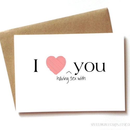 Sexy I Love You Card for Boyfriend Girlfriend Husband or