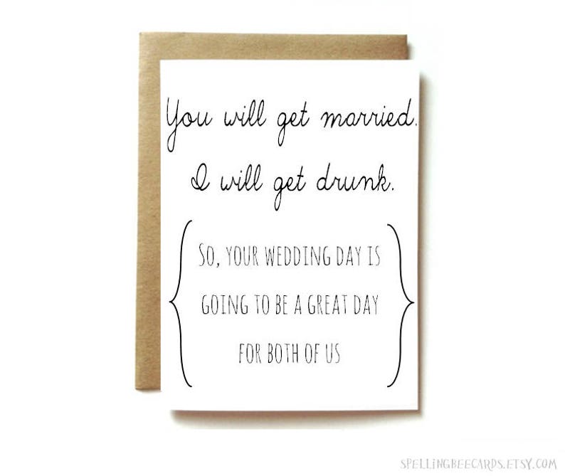 Funny Engagement Engagement Card Wedding Congratulations Etsy