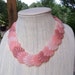Vintage Acrylic Ombré~toned Leaf Necklace