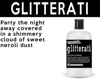 Glitterati Dusting Powder. Fair Trade Organic Vegan Cruelty-Free Cosmetics. 5% of Proceeds Proudly Go To Grassroots Charities