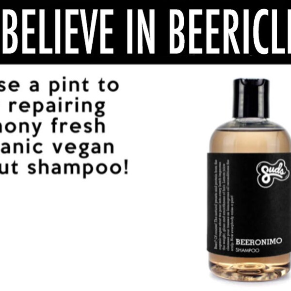 I Believe In Beericles Shampoo. Science-Led Ingredient-Driven Organic Sustainable Plant-Based Hair + Skincare