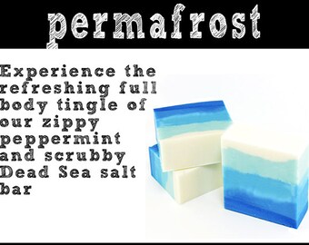 Permafrost Soap. Fair Trade Organic Vegan Cruelty-Free Cosmetics. 5% of Proceeds Proudly Go To Grassroots Charities