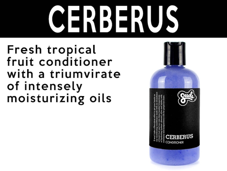 Cerberus Conditioner. Fair Trade Organic Vegan Cruelty-Free Cosmetics. 5% of Proceeds Proudly Go To Grassroots Charities image 1