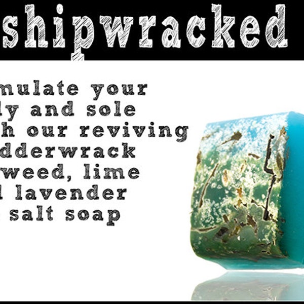 Shipwracked Soap. Fair Trade Organic Vegan Cruelty-Free Cosmetics. 5% of Proceeds Proudly Go To Grassroots Charities