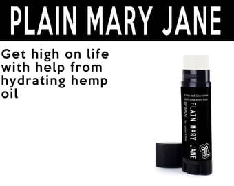 Uni Mary Jane baume. Commerce équitable bio végétalien sans cruauté cosmétiques. 5 % des profits vont fièrement aux organismes de bienfaisance de base