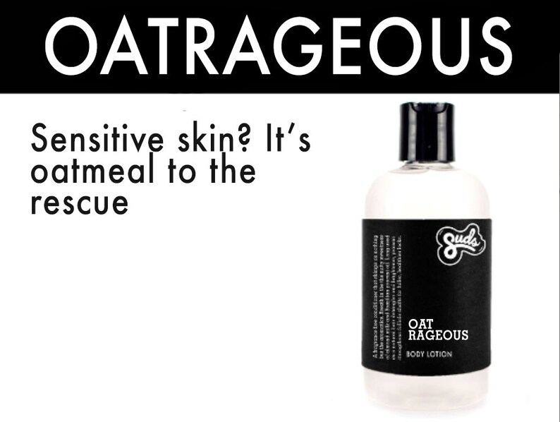 Oatrageous Body and Hand Lotion. Fair Trade Organic Vegan Cruelty-Free Cosmetics. 5% of Proceeds Proudly Go To Grassroots Charities image 1