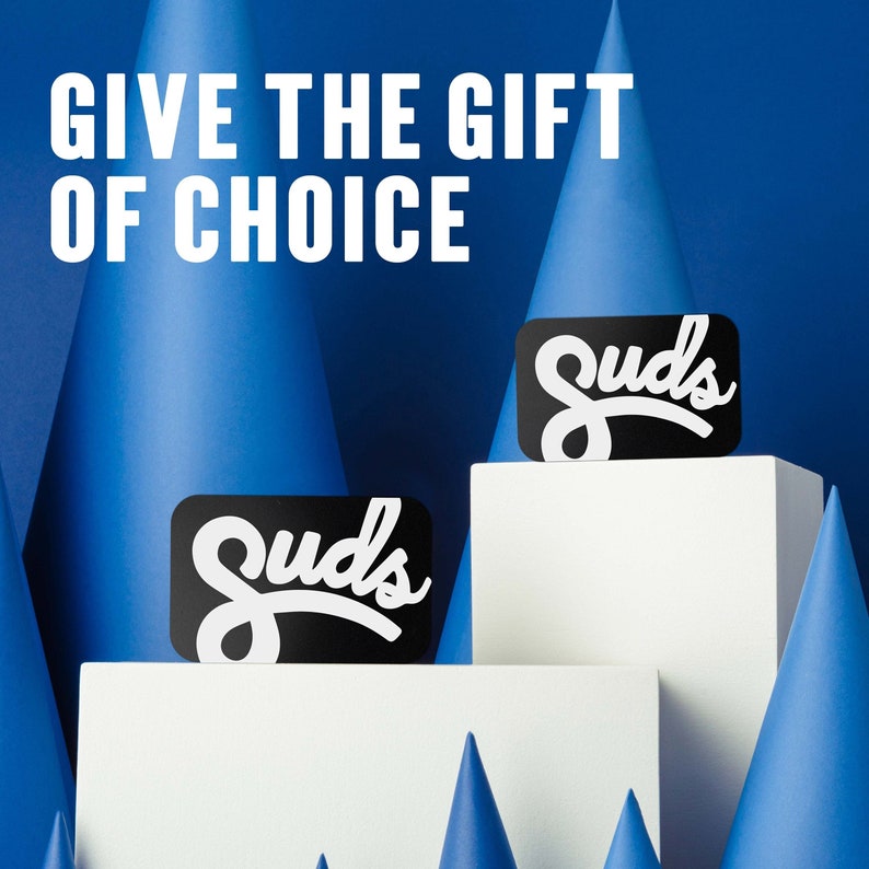 SUDS GIFT CARD. Digital image 1