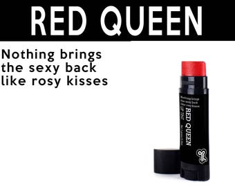 Red Queen Lip Tint. Fair Trade Organic Vegan Cruelty-Free Cosmetics. 5% of Proceeds Proudly Go To Grassroots Charities