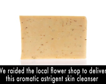 What in Carnations Body & Hand Soap. Organic Vegan Fair Trade + Cruelty-Free.