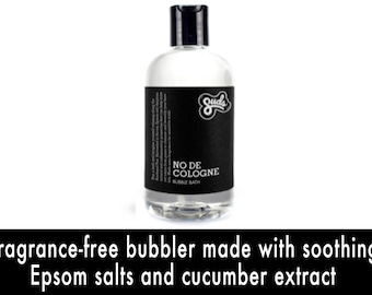 No De Cologne Bubble Bath. Science-Led Ingredient-Driven Organic Sustainable Plant-Based Hair + Skincare