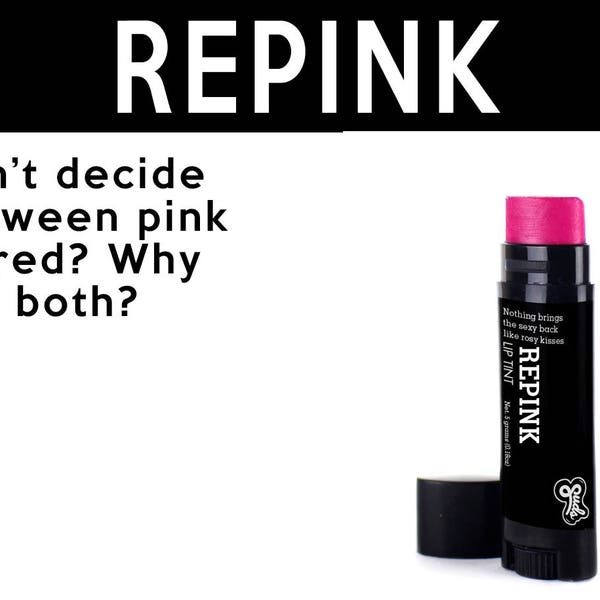 Pink About It Lip Tint. Fair Trade Organic Vegan Cruelty-Free Cosmetics. 5% of Proceeds Proudly Go To Grassroots Charities