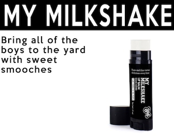 My Milkshake Lip Balm. Fair Trade Organic Vegan Cruelty-Free Cosmetics. 5% of Proceeds Proudly Go To Grassroots Charities