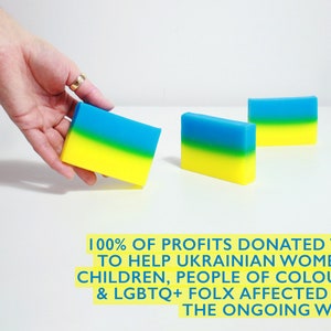 Fill Your Pocket Soap. 100% of Profits Donated to Ukrainian Aid. Organic Vegan Fair Trade Cruelty-Free image 1