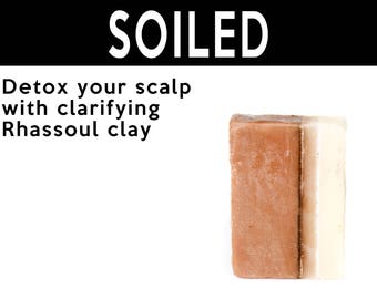 Soiled Solid Shampoo. Fair Trade Organic Vegan Cruelty-Free Cosmetics. 5% of Proceeds Proudly Go To Grassroots Charities