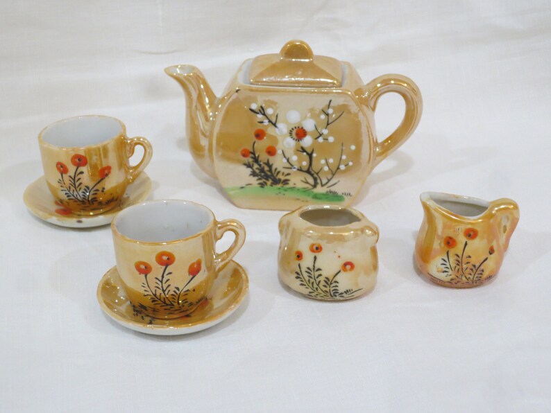 Miniature Japanese Tea Set