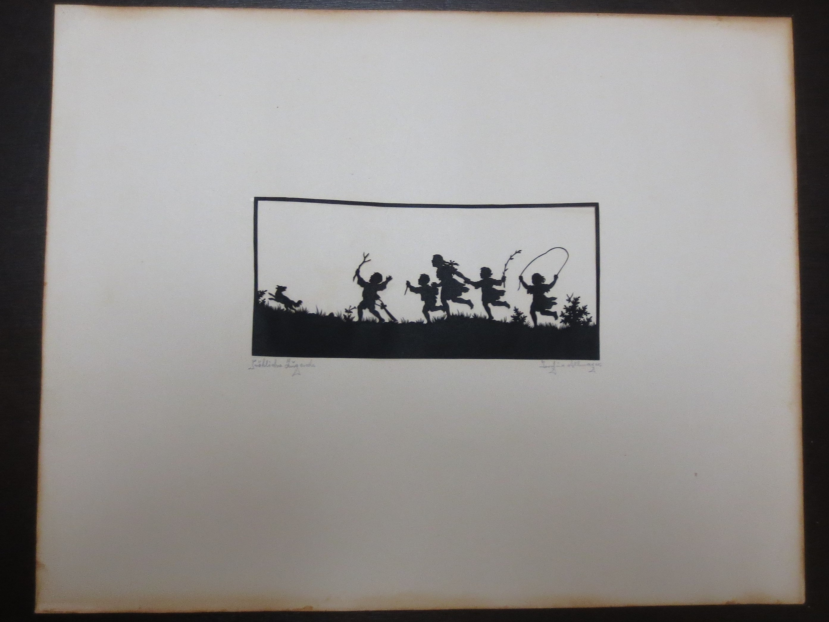 Josefine Allmayer Original Signed Hand Cut Paper Silhouette - Etsy