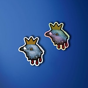 Hereditary Pigeon King Paimon Inspired Sticker