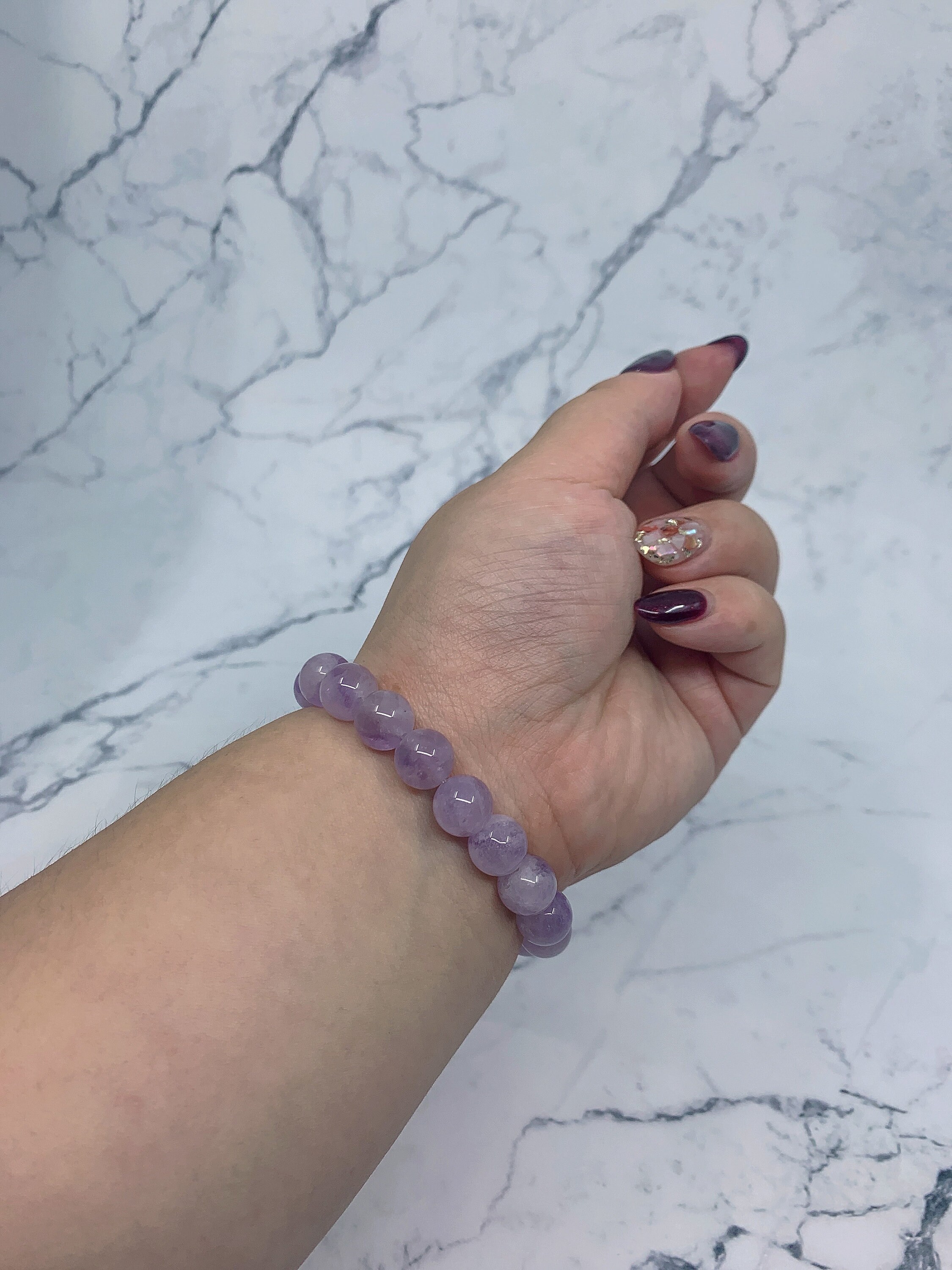 Bracelet Necklace Helecho Amatista Light