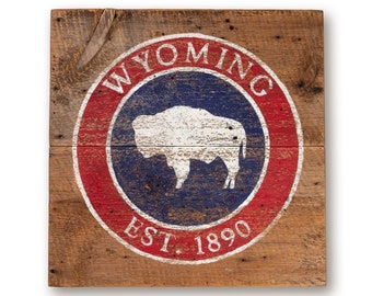 Wyoming Art, Grand Teton National Park, Jackson Hole, Barnwood Sign, Salvaged Wood Art, Rustic Art, National Parks, Barnwood Art, Old Sign