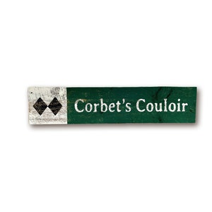 Corbet's Couloir, Corbets Couloir, Jackson Hole, Jackson Hole Art, Ski Run Sign, Jackson Hole WY Art, Jackson Wyoming, Barnwood Sign image 3