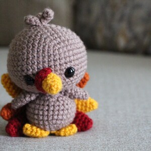 Amigurumi Turkey | Turkey Stuffie | Thanksgiving Decor | Thanksgiving Toy | Stuffed Animal