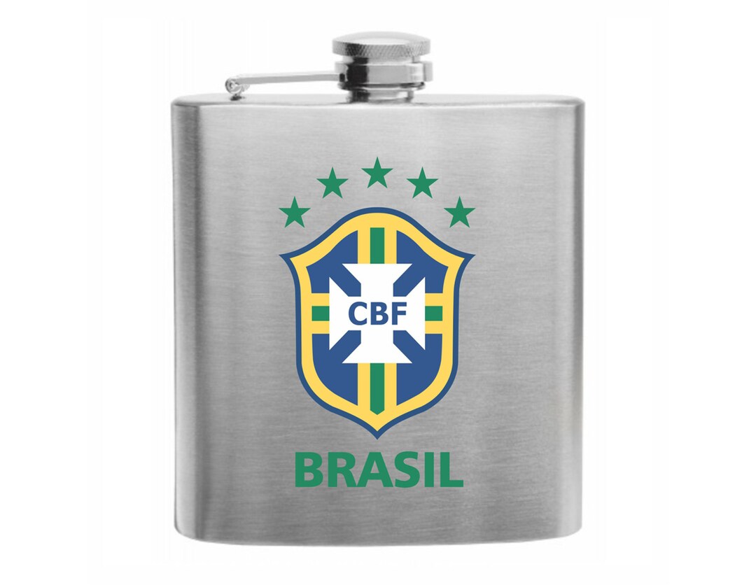 Brazil, Football, Soccer, CBF, Hip Flask, Flasks, FIFA, World Cup