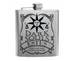 Souls of The Dark Warrior of Sunlight Estus Flask Stainless Steel Hip Flask 6oz Gift, Bottled At Bonfire 